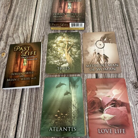 PAST LIFE Oracle Cards 44-Card Deck and Guidebook by Virtue & Weiss - Picture 4 of 7